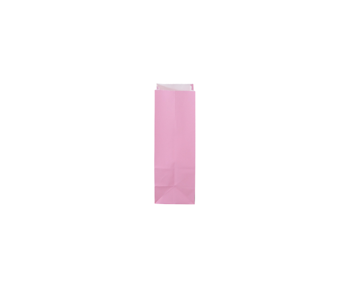 BOLSA PAPEL 24P (9X18X6) ROSADO