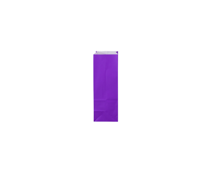 BOLSA PAPEL 24P (9X18X6) PURPURA