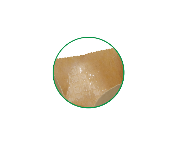 BOLSA PAPEL C/ VISOR 24P (9X15X6) NATURAL