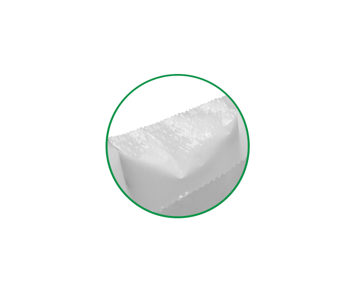 BOLSA PAPEL C/ VISOR 24P (9X15X6) BLANCO