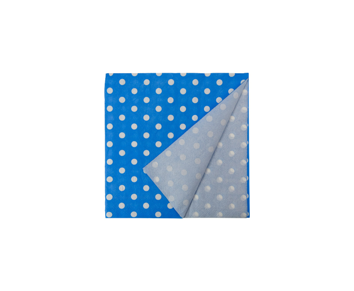 SERVILLETAS MOTAS 20P AZUL
