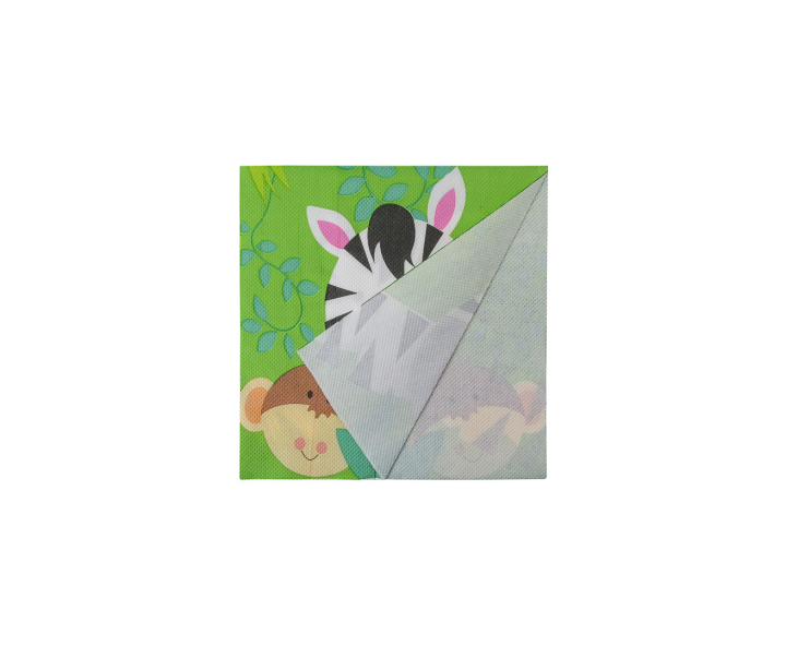 SERVILLETAS ANIMALES 20P (17CM) VERDE