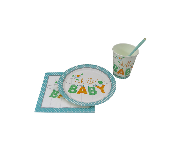 SERVILLETAS “HELLO BABY” 20P (17CM) TIFFANY