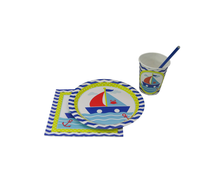 SERVILLETAS YATE 20P (17CM) AZUL