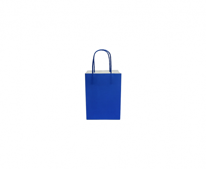 BOLSA DE PAPEL (21X15X8) AZUL