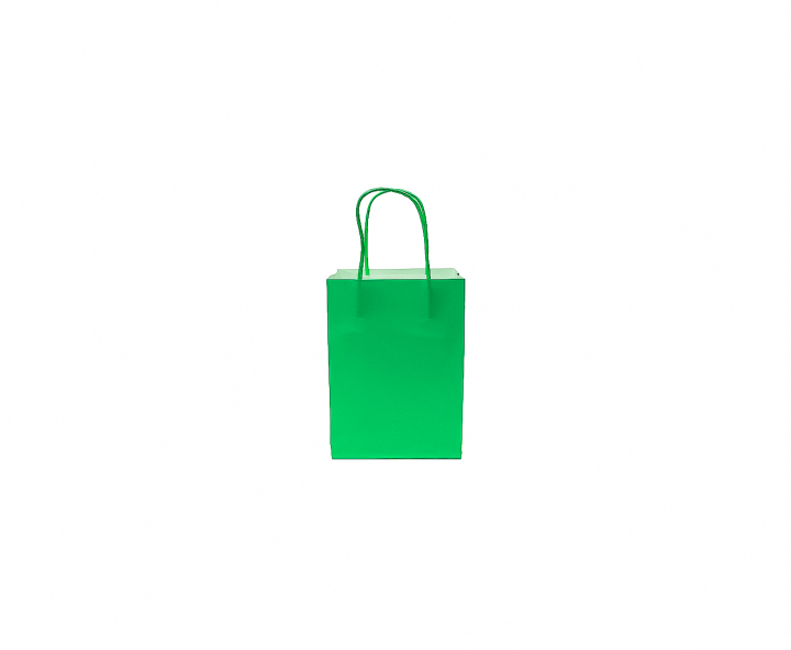 BOLSA DE PAPEL (21X15X8) VERDE