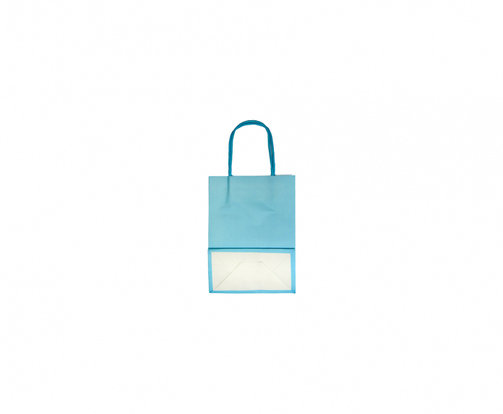 BOLSA DE PAPEL (21X15X8) CELESTE
