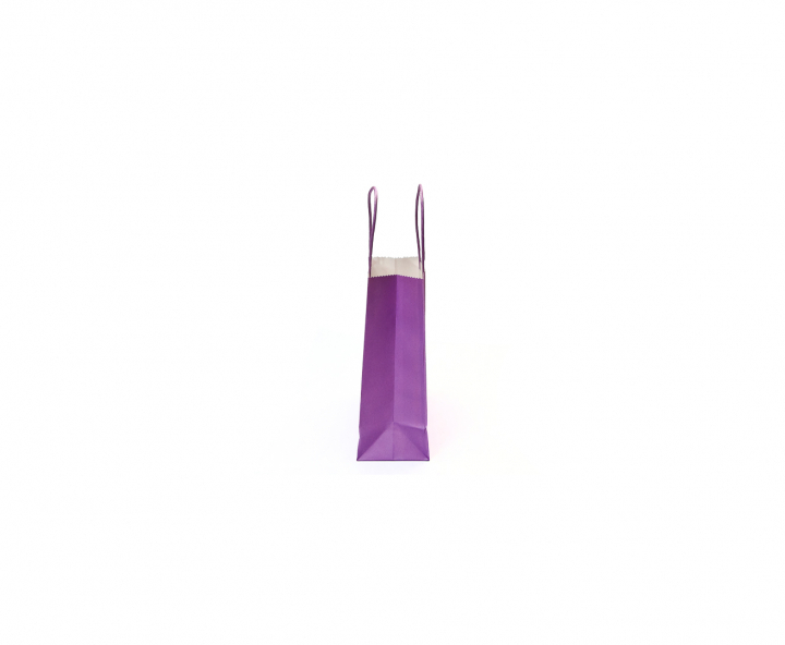 BOLSA DE PAPEL (21X15X8) PURPURA