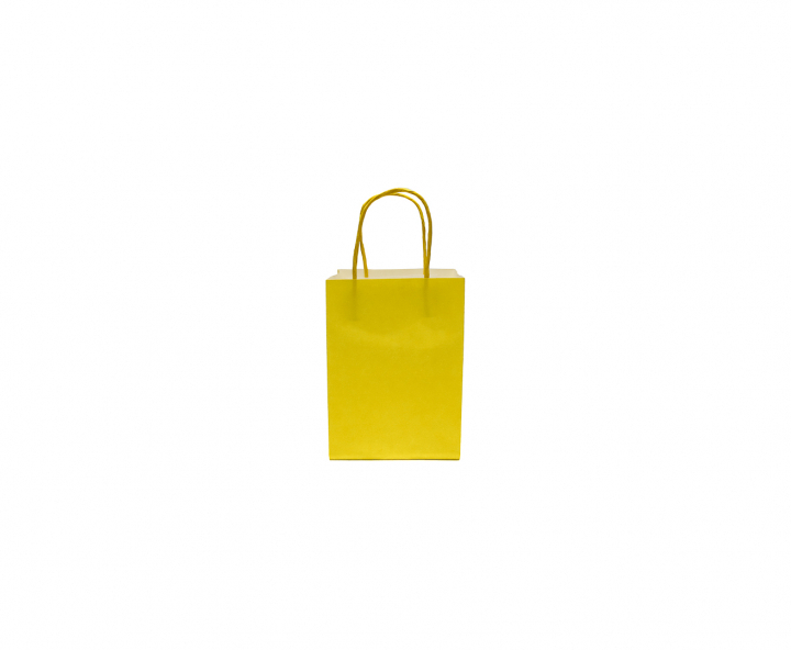 BOLSA DE PAPEL (21X15X8) AMARILLO