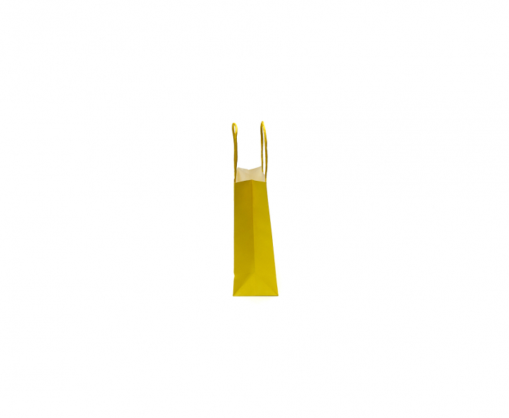 BOLSA DE PAPEL (21X15X8) AMARILLO