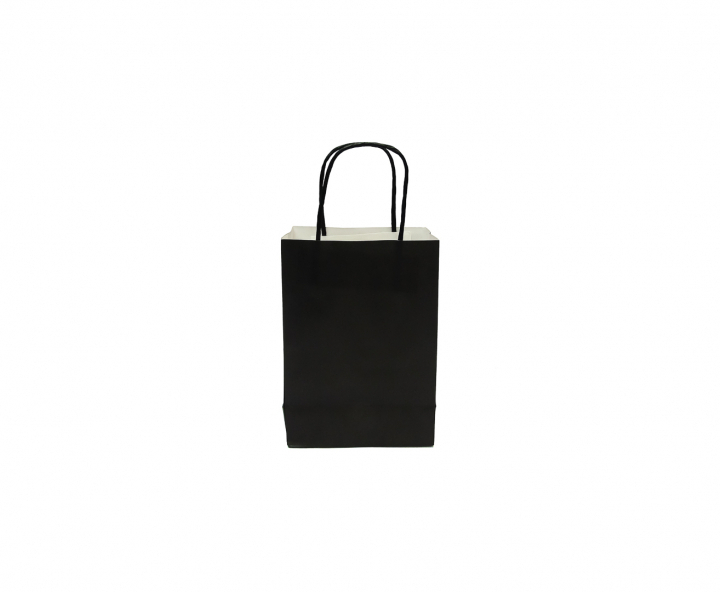 BOLSA DE PAPEL (27X21X11) NEGRO