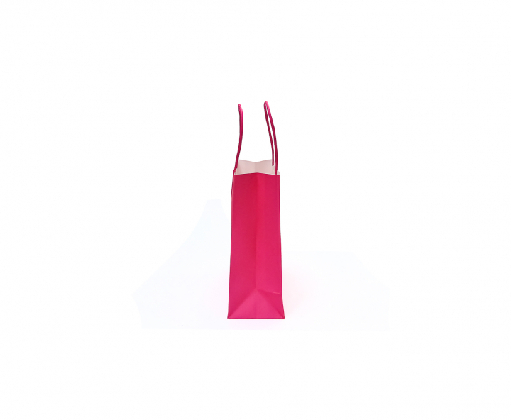 BOLSA DE PAPEL (27X21X11) FUCSIA