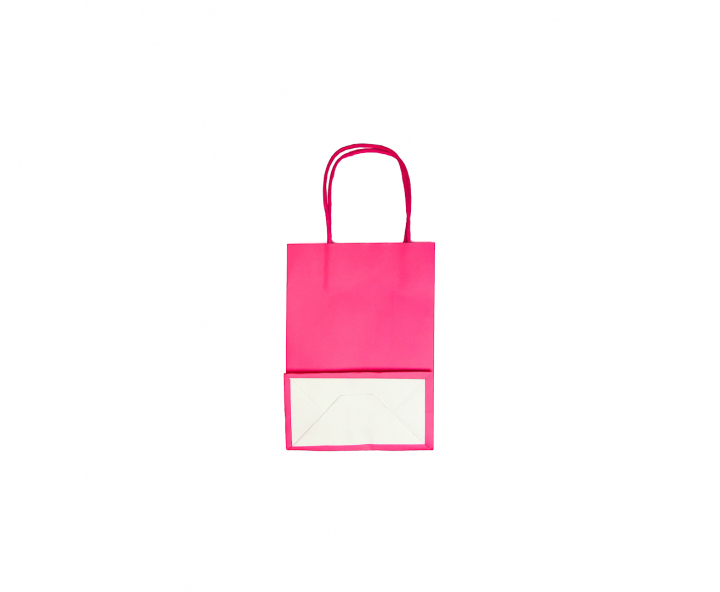 BOLSA DE PAPEL (27X21X11) FUCSIA