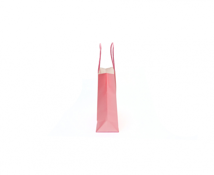 BOLSA DE PAPEL (27X21X11) ROSADO