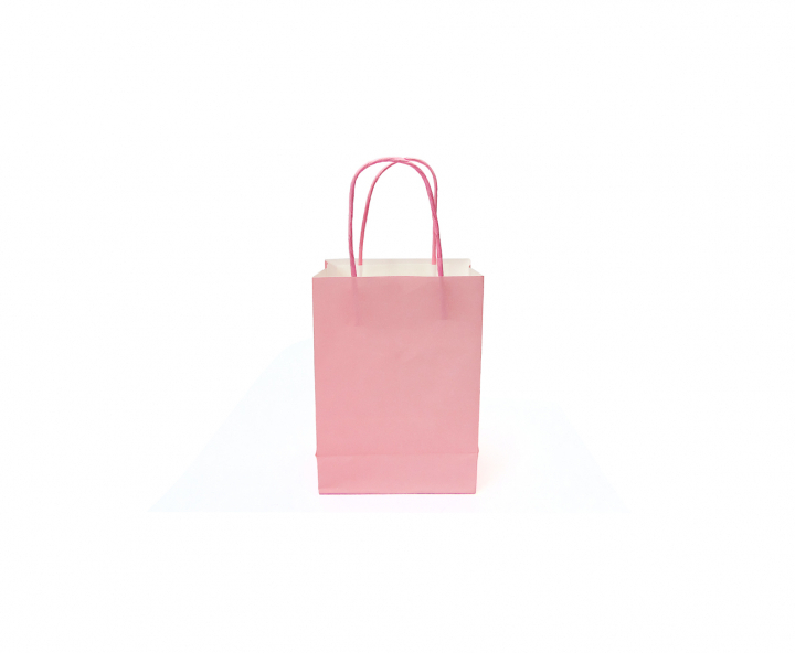 BOLSA DE PAPEL (27X21X11) ROSADO