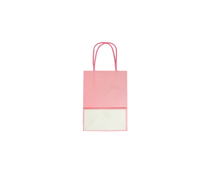 BOLSA DE PAPEL (27X21X11) ROSADO