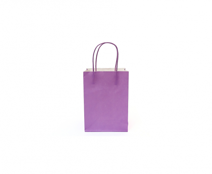 BOLSA DE PAPEL (27X21X11) PURPURA