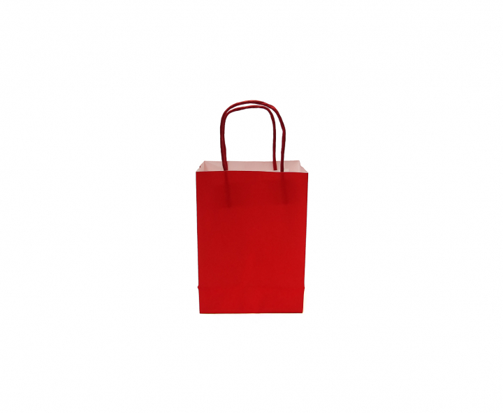 BOLSA DE PAPEL (27X21X11) ROJO