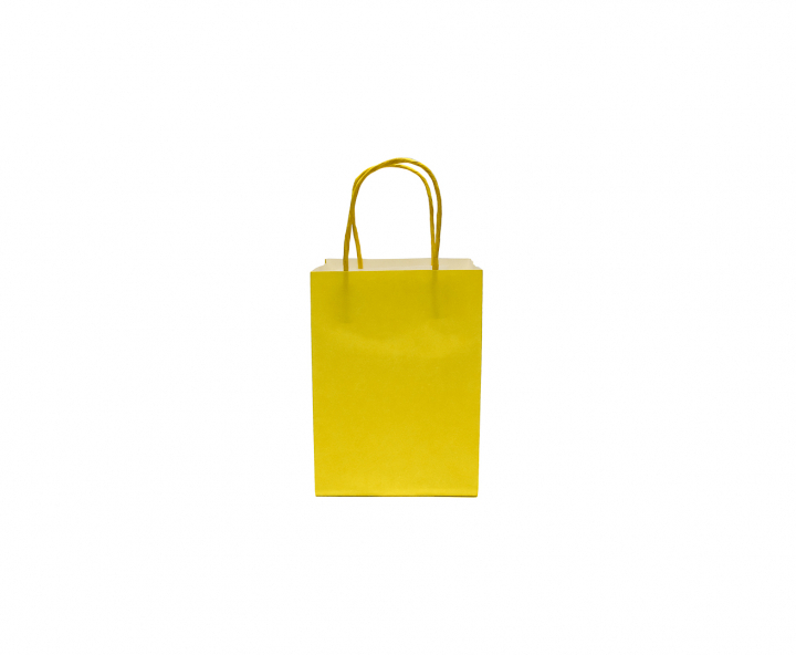 BOLSA DE PAPEL (27X21X11) AMARILLO
