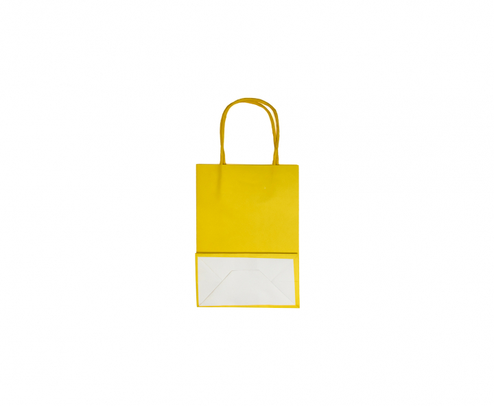 BOLSA DE PAPEL (27X21X11) AMARILLO