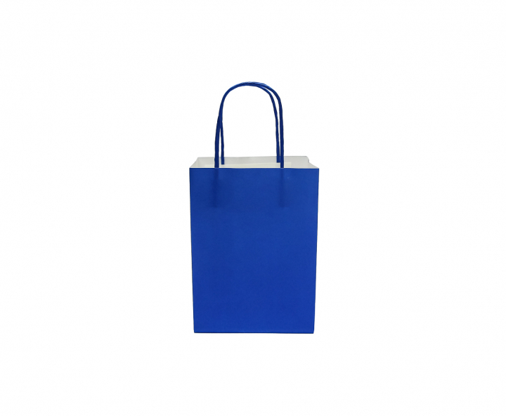 BOLSA DE PAPEL (32X25X12.5) AZUL