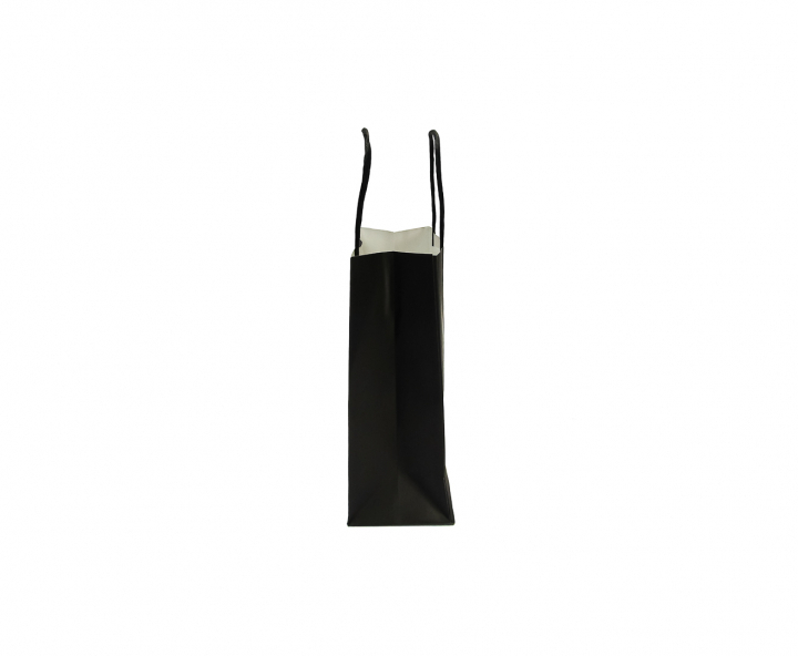 BOLSA DE PAPEL (32X25X12.5) NEGRO