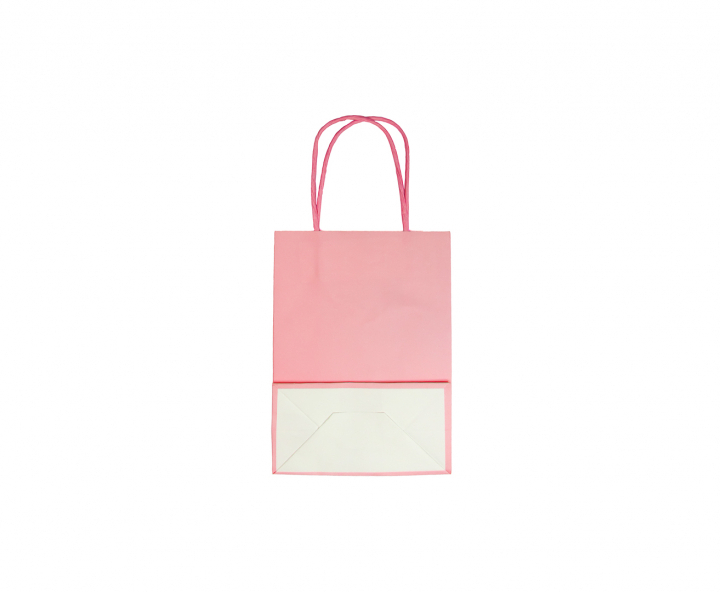 BOLSA DE PAPEL (32X25X12.5) ROSADO