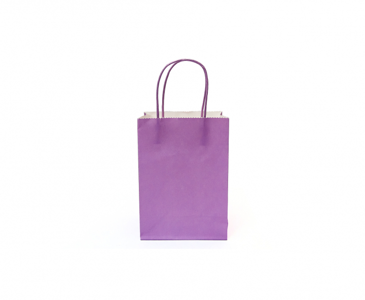 BOLSA DE PAPEL (32X25X12.5) PURPURA