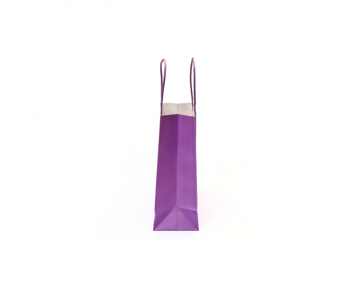 BOLSA DE PAPEL (32X25X12.5) PURPURA