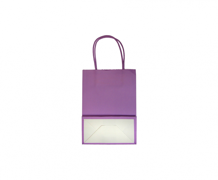 BOLSA DE PAPEL (32X25X12.5) PURPURA