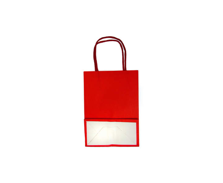 BOLSA DE PAPEL (32X25X12.5) ROJO