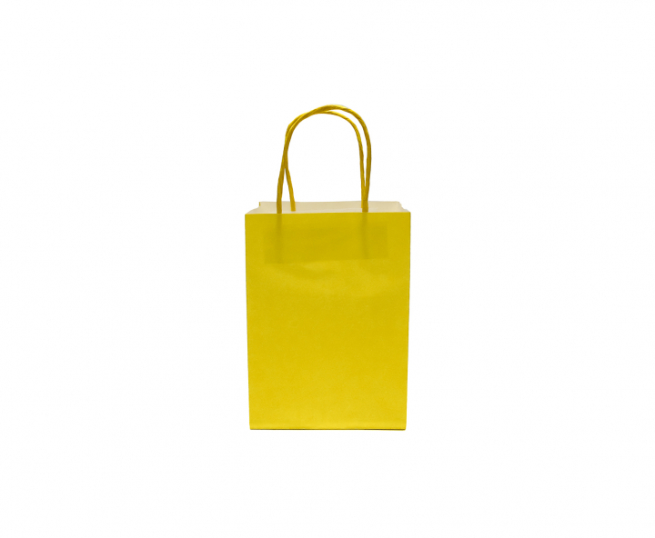 BOLSA DE PAPEL (32X25X12.5) AMARILLO