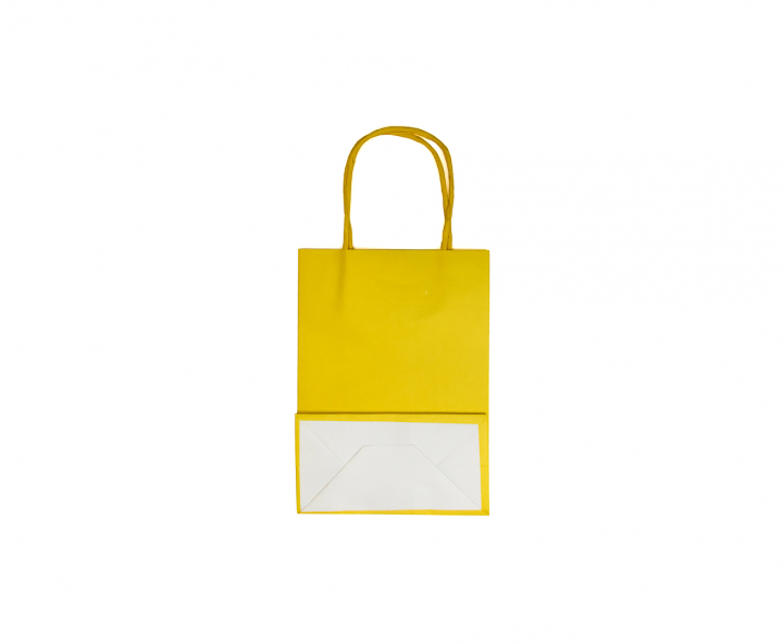 BOLSA DE PAPEL (32X25X12.5) AMARILLO