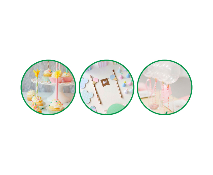 PAJITA PAPEL 25P (19.5CM) BRILLOSO PLATEADO
