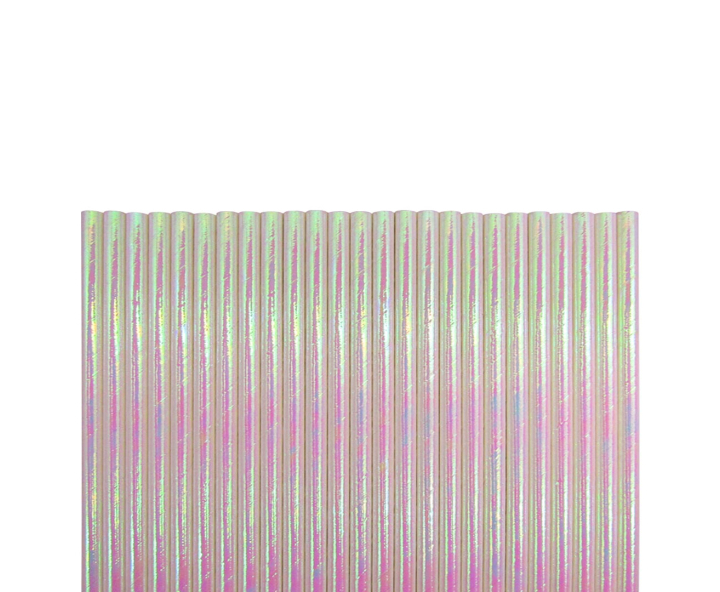 PAJITA PAPEL 25P (19.5CM) BRILLOSO TORNASOL 39
