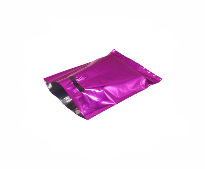 BOLSA METALIZADO 10P (17X25) ROSADO