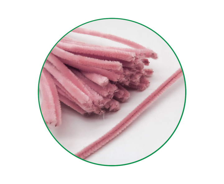 LIMPIAPIPA 50P (30CM) ROSADO OSCURO